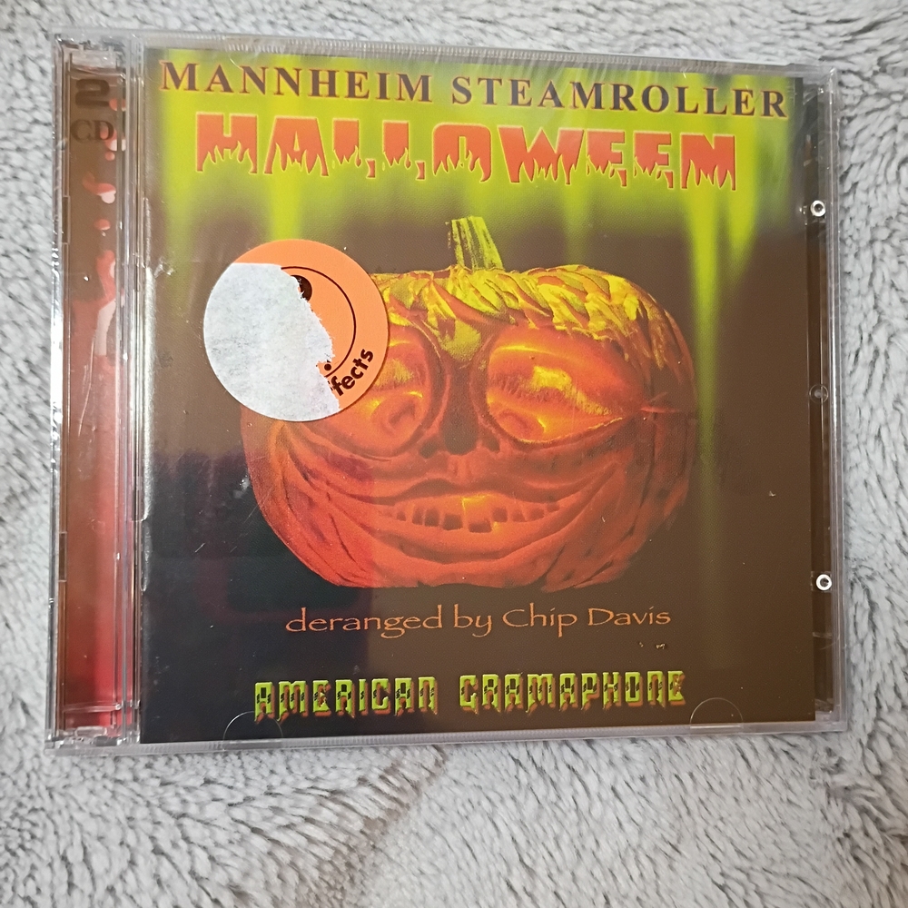 Halloween CD - Orange and Black